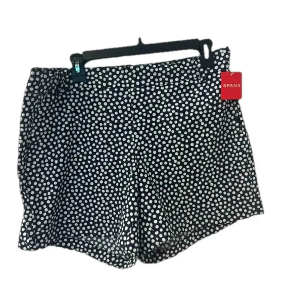 Spanx Sunshine Shorts 6 Navy Pantited Dot Women’s XL NWT - Picture 1 of 11
